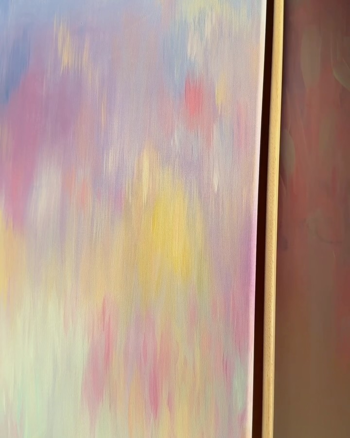 wie ein lichter schauer. 60 x 80 cm • acryl auf leinwand